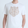 T-SHIRT REGULAR FIT DE ALGODÓN JERSEY CON LOGOTIPO DE CORCHO ESTAMPADO