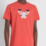 T-SHIRT REGULAR FIT DE ALGODÓN JERSEY CON LOGOTIPO DE GOMA ESTAMPADO