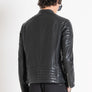 CHAQUETA BIKER DE PIEL AUTÉNTICA ESTILO VINTAGE