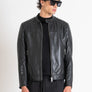 CHAQUETA BIKER DE PIEL AUTÉNTICA ESTILO VINTAGE