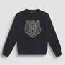SUDADERA REGULAR FIT CON ESTAMPADO DE TIGRE