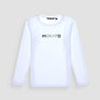 T SHIRT SLIM FIT DE JERSEY DE ALGODÓN BLANCO CON ESTAMPADO DIFUMINADO