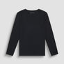 T SHIRT REGULAR FIT DE JERSEY DE ALGODÓN NEGRO CON ESTAMPADO DE DÓBERMAN