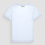 T-SHIRT REGULAR FIT DE JERSEY DE ALGODÓN BLANCO CON ESTAMPADO DE PANTERA