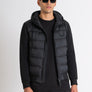 CHAQUETA SLIM FIT DE NAILON NEGRO