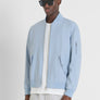 CHAQUETA REGULAR FIT DE COLOR LISO DE TEJIDO RIPSTOP