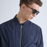 CHAQUETA REGULAR FIT DE NAILON SHIOZE CON PARCHE DE TIGRE