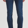 JEANS OZZY TAPERED FIT IN ICONIC BASIC BLUE BLACK DENIM