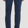 JEANS OZZY TAPERED FIT IN ICONIC BASIC BLUE BLACK DENIM