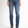 JEANS OZZY TAPERED FIT IN VINTAGE OVERDYED BLUE DENIM