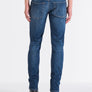 JEANS TAPERED OZZY IN BLUE DENIM VINTAGE GOLD LINE