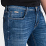 JEANS TAPERED OZZY IN BLUE DENIM VINTAGE GOLD LINE