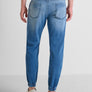 JEANS SKINNY CROPPED FIT «JAKE» CON ELÁSTICOS Y CORDÓN