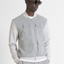SUDADERA REGULAR FIT EN MEZCLA DE ALGODÓN Y VISCOSA ELÁSTICA