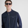 SUDADERA REGULAR FIT DE MEZCLA DE ALGODÓN CON TEJIDO EN CONTRASTE