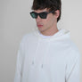 SUDADERA REGULAR FIT DE MEZCLA DE ALGODÓN CON PARCHE CON LOGOTIPO