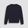 SUDADERA REGULAR FIT CON EFECTO ANTE CON INSERCIONES DE PIEL SINTÉTICA