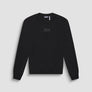 SUDADERA REGULAR FIT CON EFECTO ANTE CON INSERCIONES DE PIEL SINTÉTICA