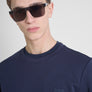 SUDADERA SLIM FIT DE MEZCLA DE ALGODÓN CON PARCHE DE TIGRE
