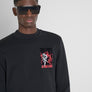 SUDADERA DE CUELLO REDONDO REGULAR FIT CON ESTAMPADO DE LA BANDA GUNS N' ROSES