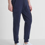 PANTS DE FELPA REGULAR FIT DE MEZCLA DE ALGODÓN CON LOGOTIPO DE GOMA