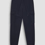 PANTS DE FELPA REGULAR FIT DE MEZCLA DE ALGODÓN CON LOGOTIPO DE GOMA