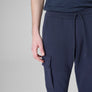 PANTS DE FELPA REGULAR FIT DE MEZCLA DE ALGODÓN CON LOGOTIPO DE GOMA