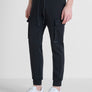 PANTALONES DE FELPA REGULAR FIT DE MEZCLA DE ALGODÓN CON LOGOTIPO DE GOMA