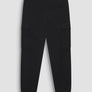 PANTALONES DE FELPA REGULAR FIT DE MEZCLA DE ALGODÓN CON LOGOTIPO DE GOMA
