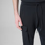PANTALONES DE FELPA REGULAR FIT DE MEZCLA DE ALGODÓN CON LOGOTIPO DE GOMA