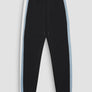 PANTS SLIM FIT DE MEZCLA DE ALGODÓN CON BANDAS BICOLOR EN CONTRASTE