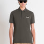 POLO REGULAR FIT DE ALGODÓN VERDE CON LOGOTIPO