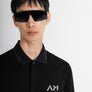 POLO REGULAR FIT DE ALGODÓN NEGRO CON LOGOTIPO