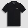 POLO REGULAR FIT DE ALGODÓN NEGRO CON LOGOTIPO