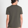 T-SHIRT REGULAR FIT DE JERSEY DE ALGODÓN CAFÉ CON LOGOTIPO
