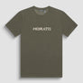 T-SHIRT REGULAR FIT DE JERSEY DE ALGODÓN CAFÉ CON LOGOTIPO