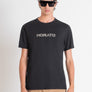 T-SHIRT REGULAR FIT DE JERSEY DE ALGODÓN NEGRO CON LOGOTIPO