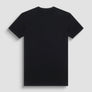 T-SHIRT REGULAR FIT DE JERSEY DE ALGODÓN NEGRO CON LOGOTIPO