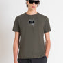 T-SHIRT REGULAR FIT VERDE DE JERSEY DE ALGODÓN VERDE CON ESTAMPADO UBANO