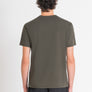 T-SHIRT REGULAR FIT VERDE DE JERSEY DE ALGODÓN VERDE CON ESTAMPADO UBANO