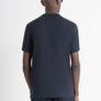 T-SHIRT REGULAR FIT DE TEJIDO NEGRO DE ALGODÓN CON LOGO METÁLICO