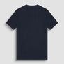 T-SHIRT REGULAR FIT DE TEJIDO NEGRO DE ALGODÓN CON LOGO METÁLICO