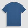 T-SHIRT REGULAR FIT DE TEJIDO AZUL DE ALGODÓN CON LOGO METÁLICO