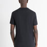 T-SHIRT REGULAR FIT DE TEJIDO NEGRO DE ALGODÓN CON LOGO METÁLICO