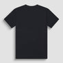 T-SHIRT REGULAR FIT DE TEJIDO NEGRO DE ALGODÓN CON LOGO METÁLICO