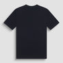 T-SHIRT REGULAR FIT NEGRA DE JERSEY ALGODÓN CON LOGOTIPO DE "MONSIEUR"