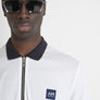 POLO REGULAR FIT DE ALGODÓN 100 % CON CREMALLERA Y PARCHE CON LOGOTIPO EN EL PECHO