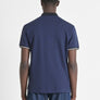 POLO REGULAR FIT DE ALGODÓN 100 % CON CREMALLERA Y PARCHE CON LOGOTIPO EN EL PECHO