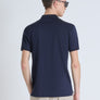 POLO REGULAR FIT DE PUNTO DE ALGODÓN PURO Y LOGOTIPO BICOLOR EN RELIEVE