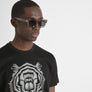 T-SHIRT REGULAR FIT 100% ALGODON CON ESTAMPADO DE TIGRE